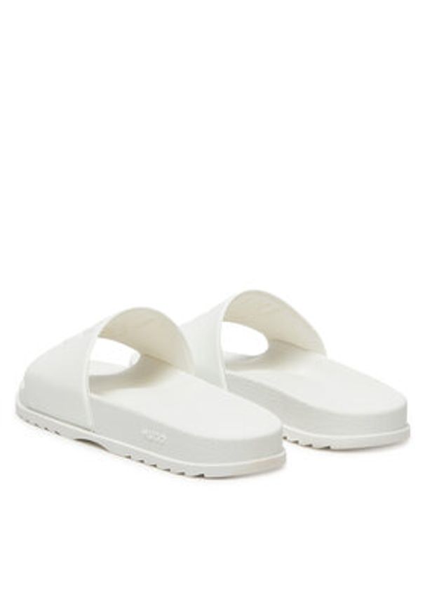 Hugo - HUGO Klapki 50546282 Biały. Kolor: biały. Materiał: syntetyk