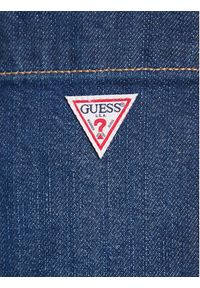 Guess Jeans Kombinezon W5BD97 D0026 Granatowy Wide Leg. Kolor: niebieski. Materiał: bawełna #4