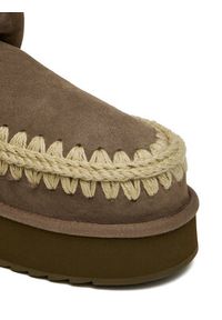 Mou Śniegowce MU.FW681010A Szary. Kolor: szary. Materiał: skóra, zamsz #6