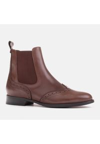 Marco Shoes Sztyblety wsuwane typu beatle brązowe. Zapięcie: bez zapięcia. Kolor: brązowy #3