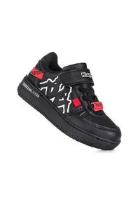 Buty do chodzenia dla dzieci Kappa Bash OL K. Zapięcie: rzepy. Kolor: czarny. Materiał: syntetyk, materiał. Szerokość cholewki: normalna. Sport: turystyka piesza