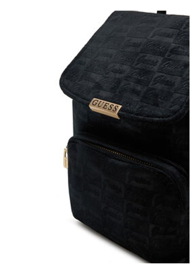 Guess Plecak V5BZ11 WF800 Czarny. Kolor: czarny. Materiał: materiał