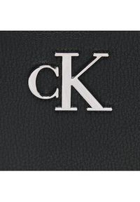 Calvin Klein Jeans Torebka Minimal Monogram Shoulder Bag K60K610843 Czarny. Kolor: czarny. Materiał: skórzane