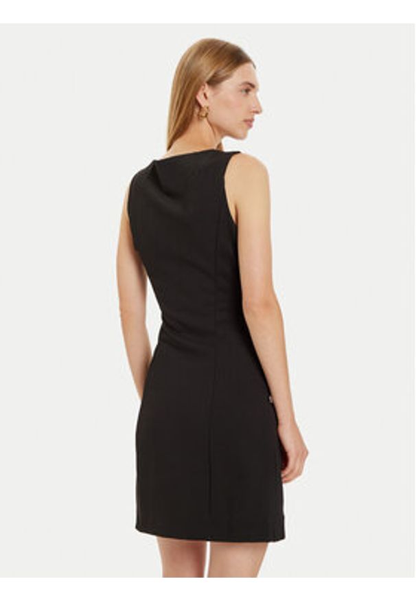 Guess Sukienka koktajlowa Lena W4BK14 KBJP2 Czarny Slim Fit. Kolor: czarny. Materiał: syntetyk. Styl: wizytowy