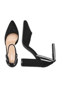 DeeZee Czółenka CEO-WSS21503-01 Czarny. Kolor: czarny. Materiał: materiał