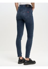 Big-Star - Spodnie jeans damskie z wysokim stanem Clara 766. Stan: podwyższony. Kolor: niebieski. Styl: elegancki #2