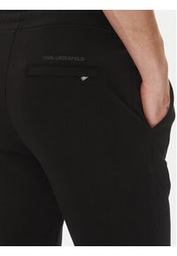 Karl Lagerfeld - KARL LAGERFELD Spodnie dresowe 705752 500900 Czarny Regular Fit. Kolor: czarny. Materiał: bawełna