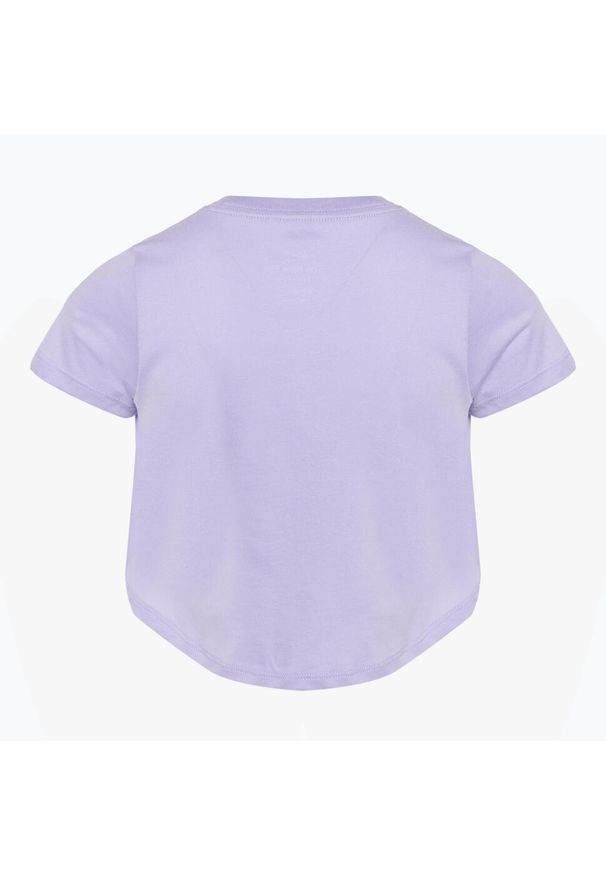 Koszulka dziecięca Nike Pro Dri-Fit Cropped. Kolor: fioletowy. Technologia: Dri-Fit (Nike)