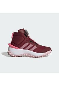 Adidas - Buty Fortatrail Kids. Kolor: różowy, wielokolorowy, czerwony. Materiał: materiał