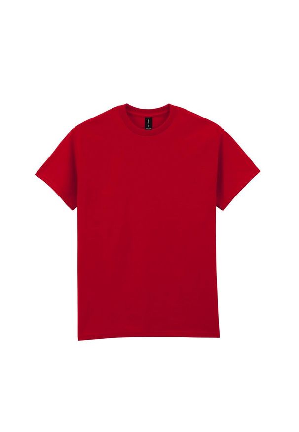 GILDAN - Ultra Bawełniana Koszulka Unisex Dla Dorosłych. Kolor: czerwony. Materiał: bawełna