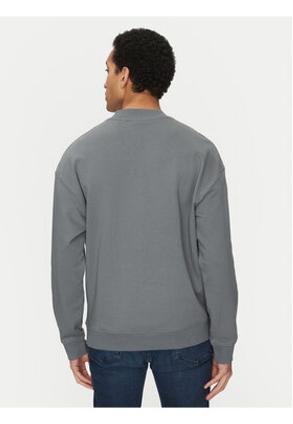 Hugo - HUGO Bluza Dapocrew 50525892 Szary Relaxed Fit. Kolor: szary. Materiał: bawełna