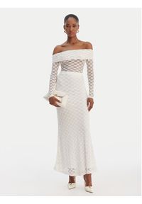 BARDOT - Bardot Spódnica maxi 59740SB Biały Regular Fit. Kolor: biały. Materiał: bawełna #4