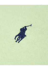 Ralph Lauren - RALPH LAUREN - Zielona koszulka polo. Typ kołnierza: polo. Kolor: zielony. Materiał: bawełna, prążkowany. Wzór: haft. Styl: klasyczny #2