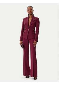 Artigli - ARTIGLI Spodnie materiałowe ACPA002994 Bordowy Regular Fit. Kolor: czerwony. Materiał: syntetyk #3