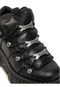 NEW ROCK Sneakersy M-WALL106-S13 Czarny. Kolor: czarny. Materiał: skóra