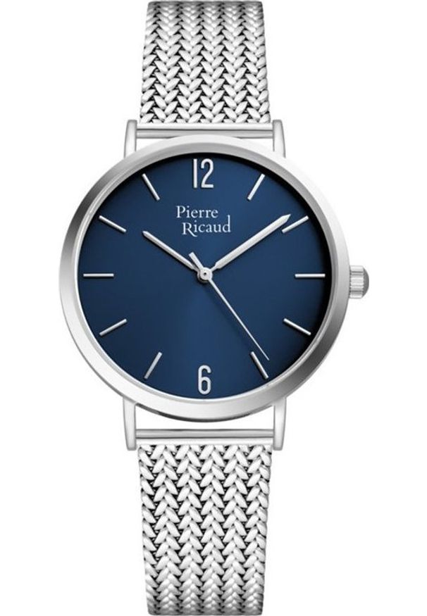 Zegarek Pierre Ricaud Zegarek damski Pierre Ricaud P22025.5155Q srebrny. Kolor: srebrny