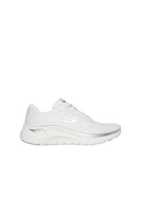 skechers - Buty damskie SKECHERS Arch Fit 2.0 Glow The Distance. Kolor: biały. Model: Skechers Sport. Sport: turystyka piesza