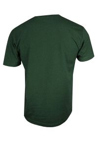 Stedman - Butelkowy Zielony Bawełniany T-Shirt Męski Bez Nadruku STEDMAN Koszulka, Krótki Rękaw, Basic, U-neck. Okazja: na co dzień. Kolor: zielony. Materiał: bawełna. Długość rękawa: krótki rękaw. Długość: krótkie. Styl: casual #2
