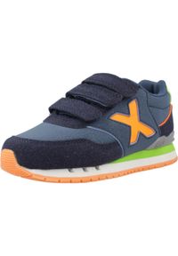 Munich - Buty MUNICH DASH KID VCO Niebieski. Kolor: niebieski. Materiał: syntetyk, tkanina. Sport: turystyka piesza