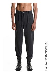 La Haine Inside Us Spodnie | 3R M1256 | Mężczyzna | Czarny. Kolor: czarny. Materiał: lyocell, bawełna #5