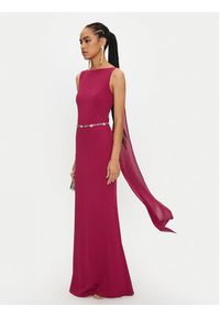 Rinascimento Sukienka wieczorowa CFC0120016003 Bordowy Regular Fit. Kolor: czerwony. Materiał: syntetyk. Styl: wizytowy #3