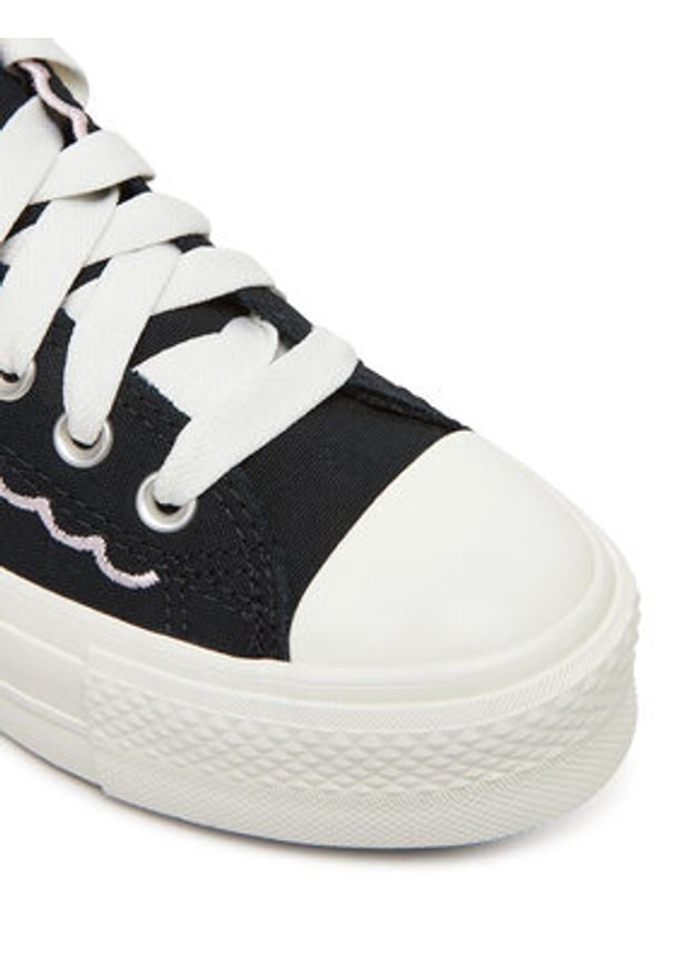 Converse Trampki Chuck Taylor All Star Lift A13529C Czarny. Kolor: czarny. Materiał: materiał