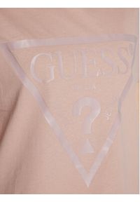 Guess T-Shirt Adele V2YI07 K8HM0 Różowy Regular Fit. Kolor: różowy. Materiał: bawełna