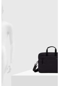 Calvin Klein torba na laptopa kolor czarny. Kolor: czarny. Materiał: poliester #3