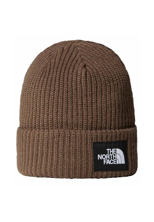 Czapka zimowa The North Face SALTY LINED BEANIE NF0A8CGZ1OI. Kolor: brązowy. Sezon: zima