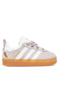 Adidas - Sneakersy adidas. Kolor: szary. Model: Adidas Gazelle #1