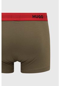Hugo - HUGO bokserki 3-pack męskie kolor niebieski. Kolor: niebieski #5
