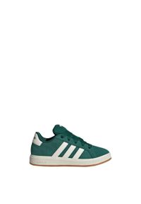 Adidas - Buty Grand Court 00s Kids. Kolor: biały, zielony, wielokolorowy, brązowy. Materiał: materiał