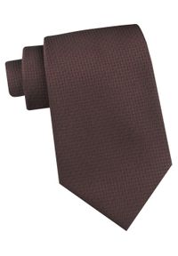 Krawat Męski - Angelo di Monti - Czekoladowy Brąz. Kolor: brązowy, beżowy, wielokolorowy. Materiał: tkanina. Styl: elegancki, wizytowy