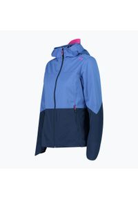 Kurtka softshell damska CMP Fix Hood. Kolor: niebieski. Materiał: softshell