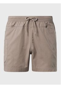 Reebok Szorty sportowe Classics Skateboard Shorts HT8174 Brązowy. Kolor: brązowy. Materiał: bawełna. Styl: sportowy. Sport: skateboard #6