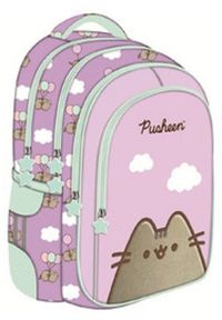 PlushCat - Plecak wczesnoszkolny ST.Right PUSHEEN Violet Kot Kotek