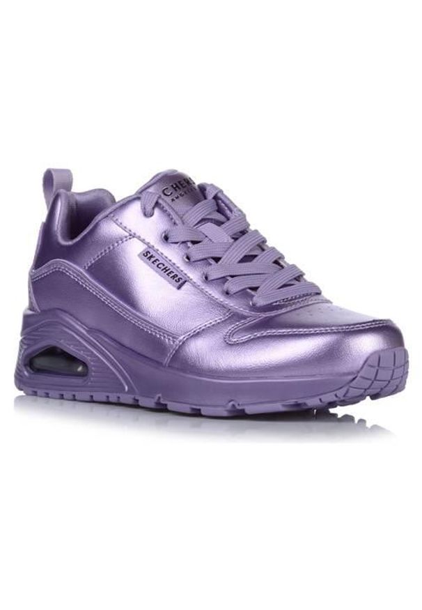 skechers - Buty do chodzenia damskie Skechers Uno Galactic Gal. Kolor: fioletowy. Materiał: materiał, syntetyk. Szerokość cholewki: normalna. Sport: turystyka piesza