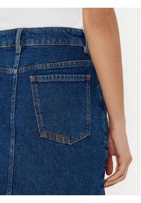 Hugo - HUGO Spódnica jeansowa mini Gavade 50530320 Niebieski Slim Fit. Kolor: niebieski. Materiał: bawełna #4