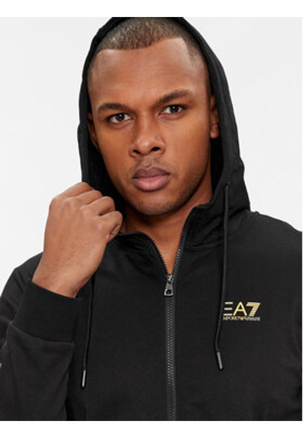 EA7 Emporio Armani Bluza 7M000568 AF13512 MC004 Czarny Regular Fit. Kolor: czarny. Materiał: bawełna