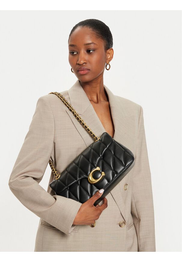 Coach Torebka Tabby Sb CP150 Czarny. Kolor: czarny. Materiał: skórzane