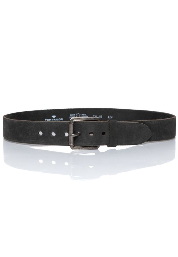 Tom Tailor - TOM TAILOR PASEK SKÓRZANY SOPO-TT424 0790 45 mm Ledergürtel RO 2724. Materiał: skóra. Wzór: paski. Styl: klasyczny, casual, elegancki