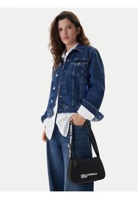 Karl Lagerfeld Jeans Torebka A3W30350 Czarny. Kolor: czarny. Materiał: skórzane #5