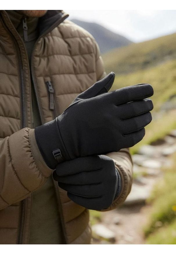 Sinsay - Rękawiczki - czarny. Kolor: czarny