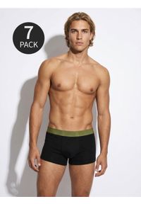 Sinsay - Bawełniane bokserki classic 7 pack - czarny. Kolor: czarny. Materiał: bawełna #1