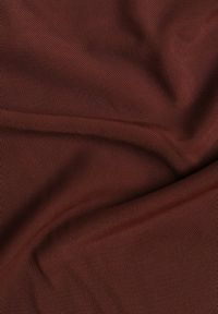 Renee - Brązowa Bluzka Longsleeve z Siateczki z Wiskozą z Dekoltem w Serce Elinevia. Kolor: brązowy. Materiał: wiskoza. Długość rękawa: długi rękaw #7