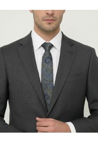 Krawat Męski - Angelo di Monti - Duży Wzór, Odcienie Niebieskiego. Kolor: wielokolorowy. Materiał: tkanina. Styl: elegancki, wizytowy #2