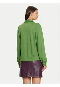 Vila Koszula Carmena 14102290 Zielony Regular Fit. Typ kołnierza: typu carmen. Kolor: zielony. Materiał: syntetyk, wiskoza #8